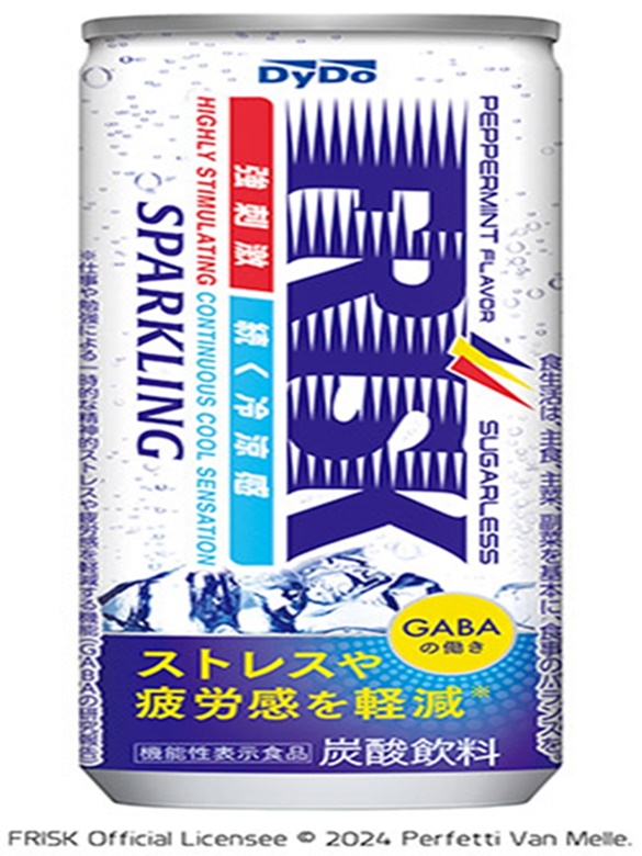 日本DyDo攜手薄荷糖品牌Frisk　推全球首款聯名無糖氣泡能量飲