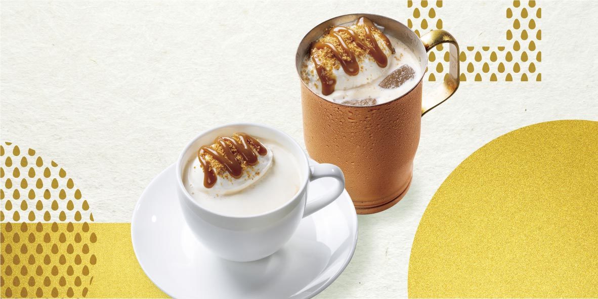 日本推出秋季限定金芝麻拿鐵咖啡