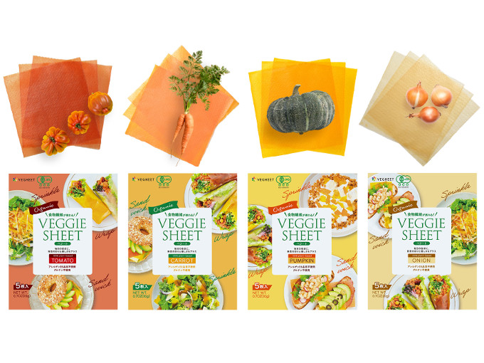 日本VEGHEET開發蔬菜紙並擴充多元應用