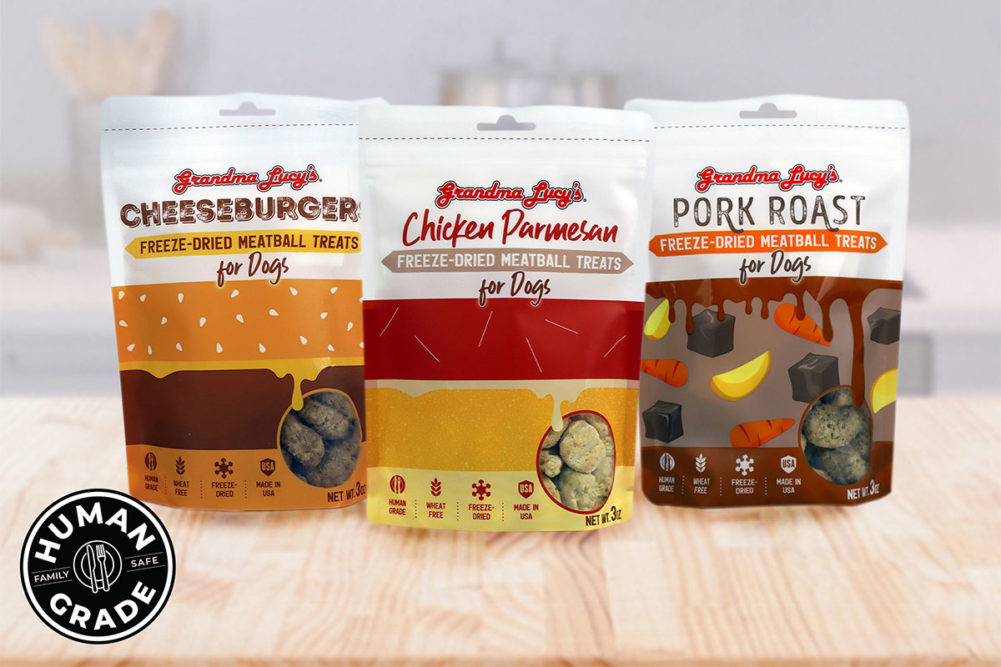 美國Grandma Lucy’s推出寵物肉丸零食