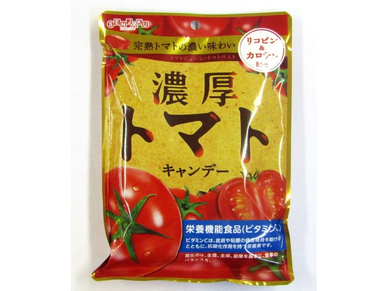 日本扇雀飴增加番茄泥用量以提升番茄糖濃郁度