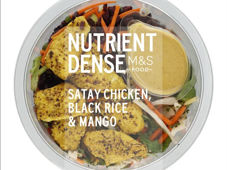 英國瑪莎百貨推出機能性餐點Nutrient Dense系列產品