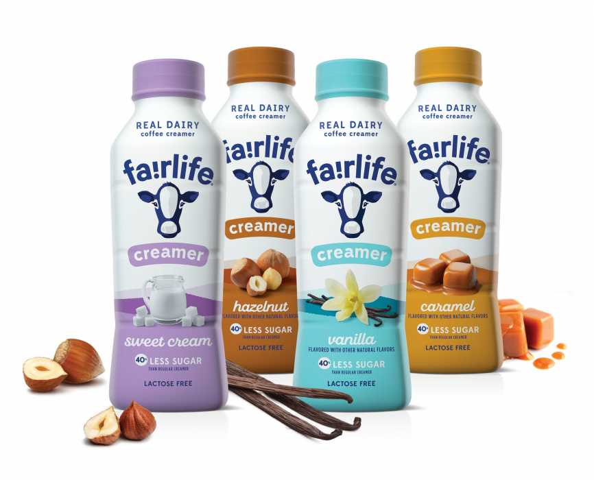 Fairlife推出由超濾牛奶製成的無乳糖奶精